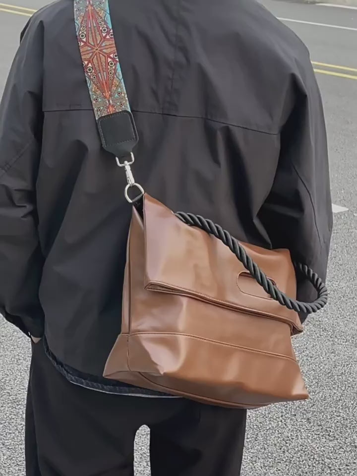 Extra large shoulder bag, sports sports bag, high-end