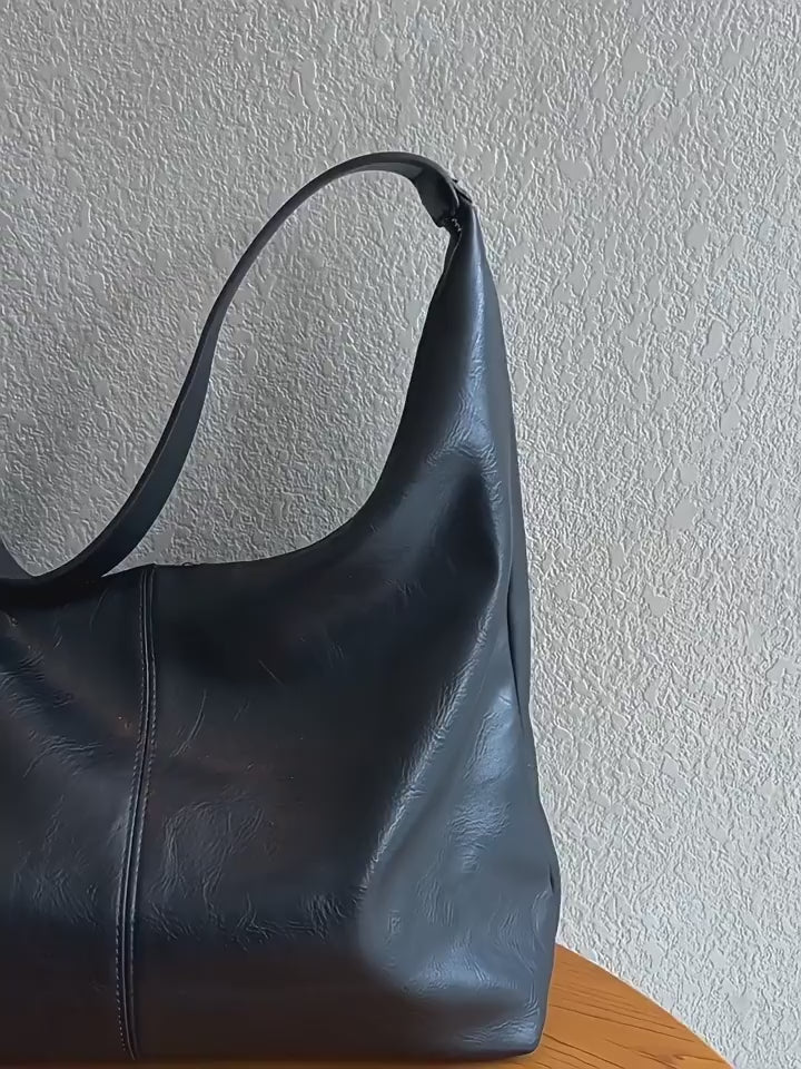 Men's Synthetic Leather Large Casual Shoulder Crossbody Bag